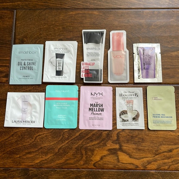 NWOB Face Primers Travel Bundle Cover FX Laura Mercier Smashbox Tatcha Too Faced - Picture 3 of 3